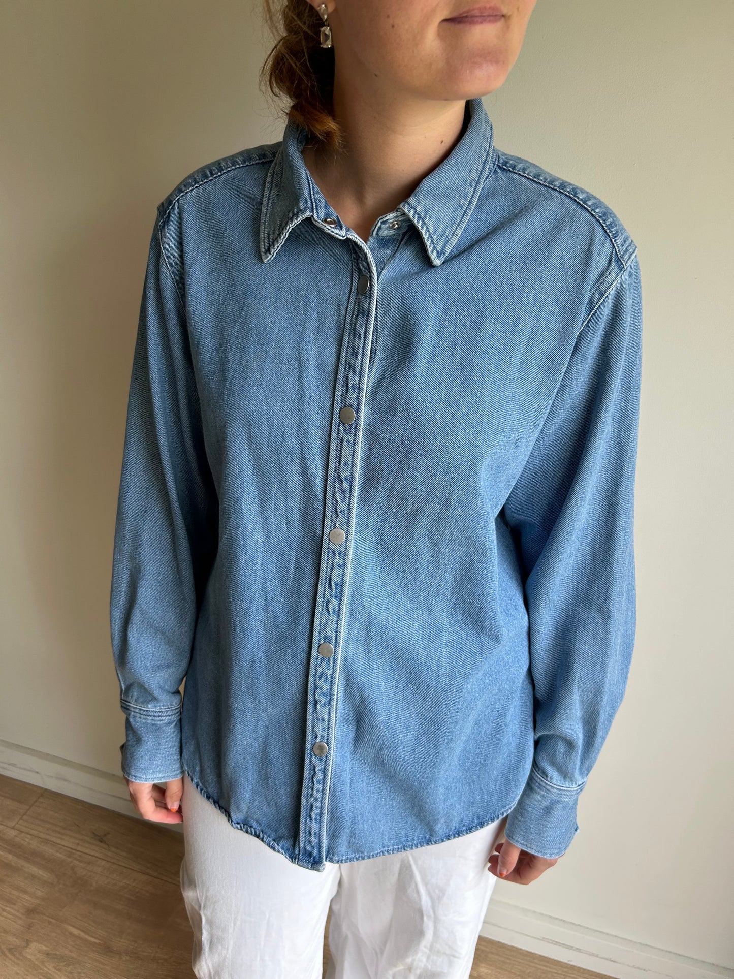 H&M Denim Shirt, M