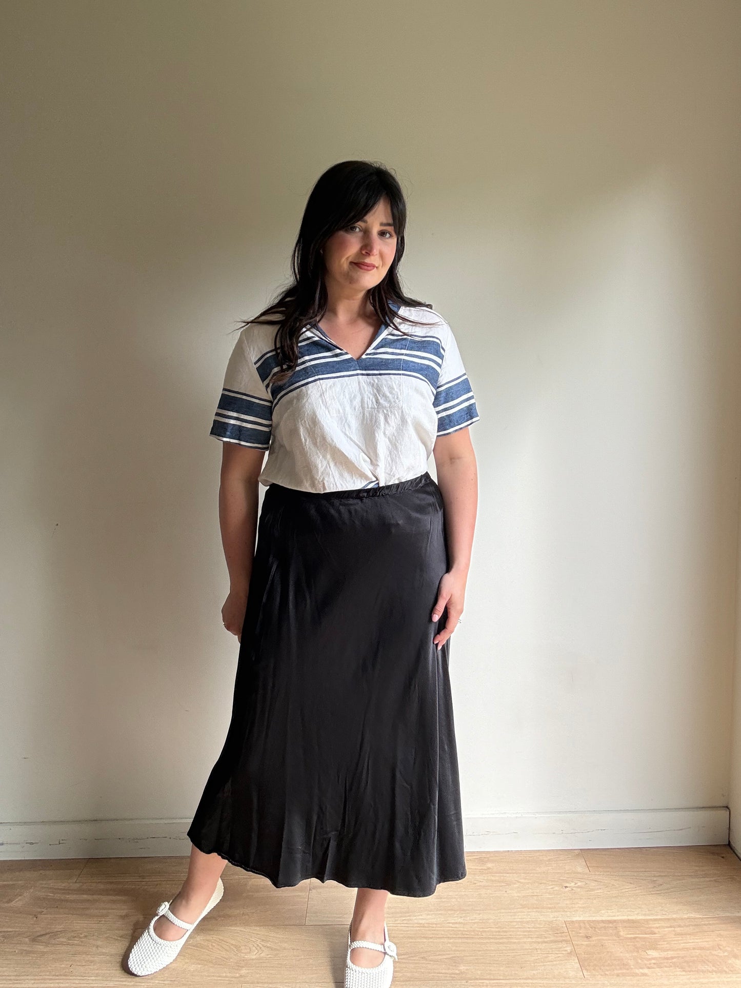Finery Satin Slip Skirt, 14