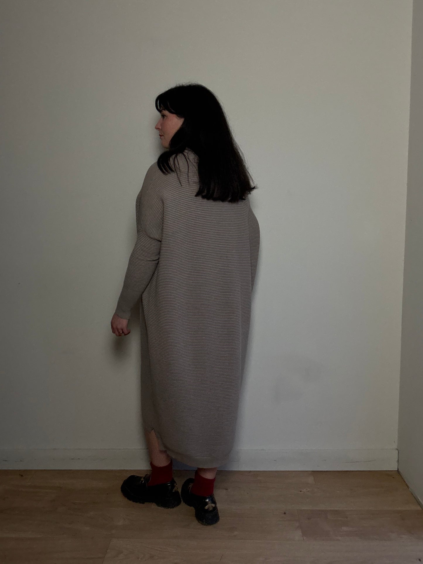 Plumo Studio Ribbed Roll-neck Jumper Dress, One Size