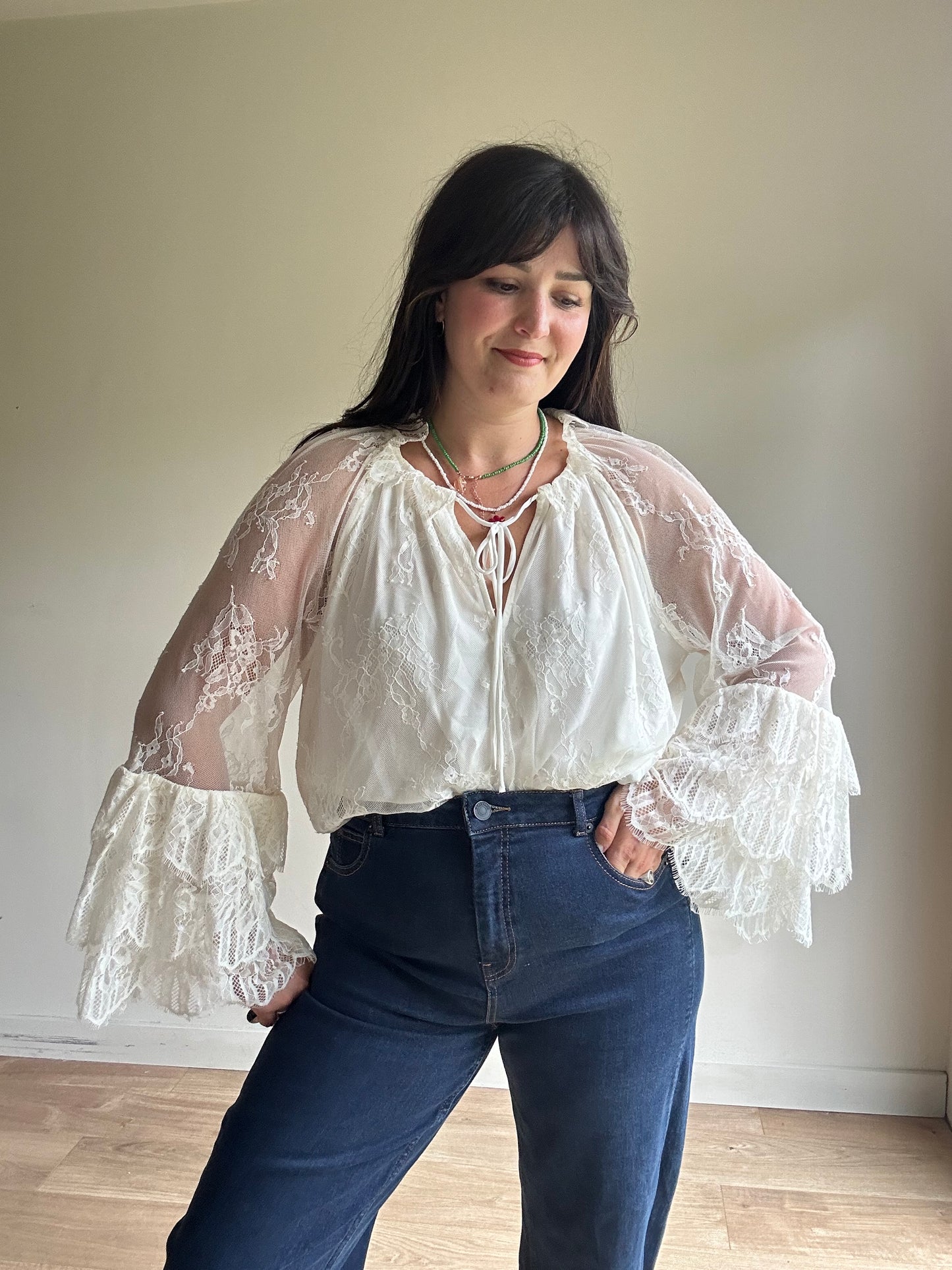 Dark Blue Whistles Cropped Jeans, 32