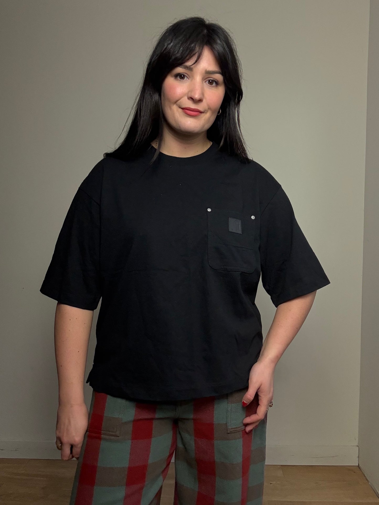 Black Carhartt Boxy T-Shirt, L