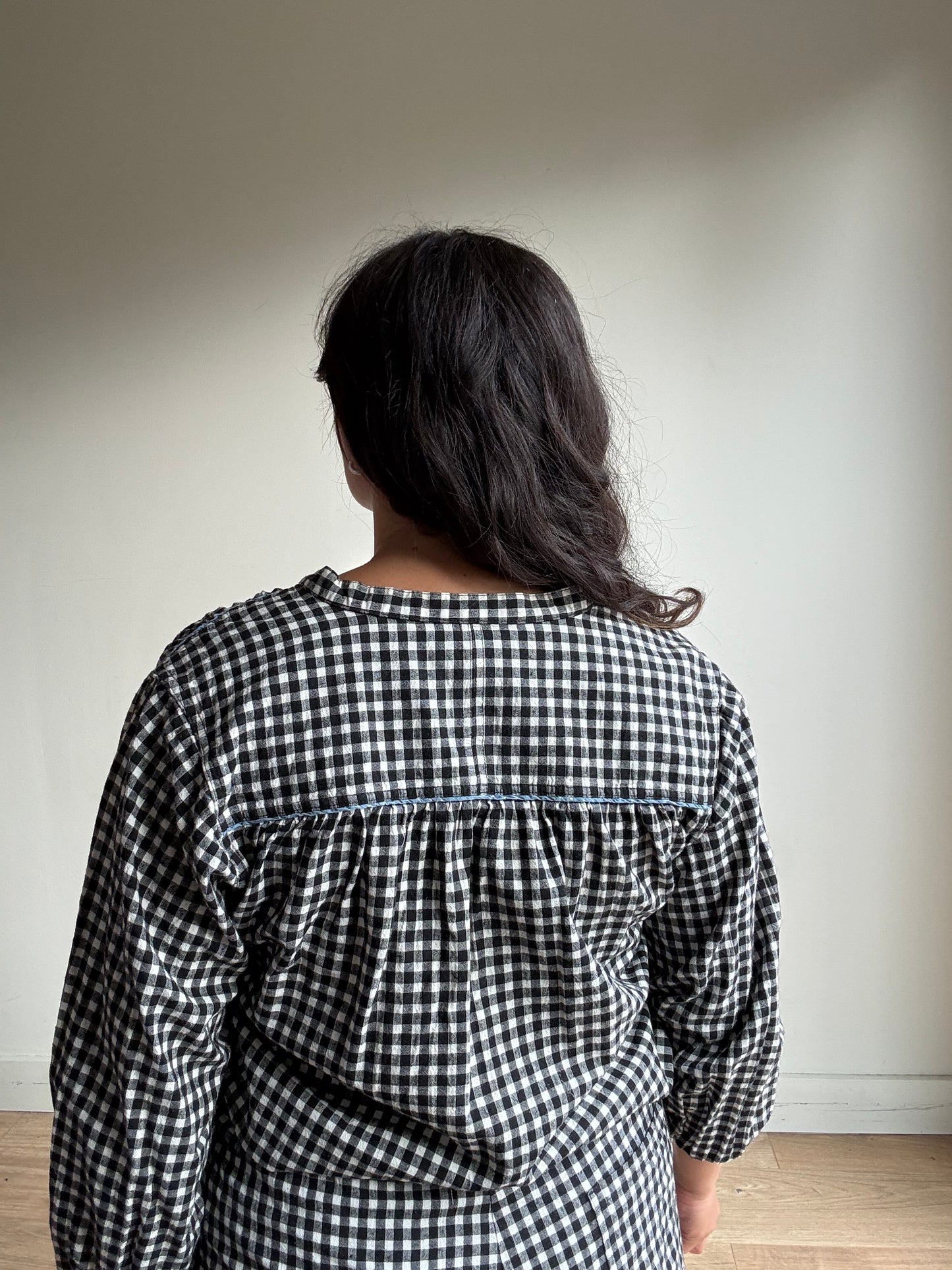 Sideline Gingham Lounge Set, M