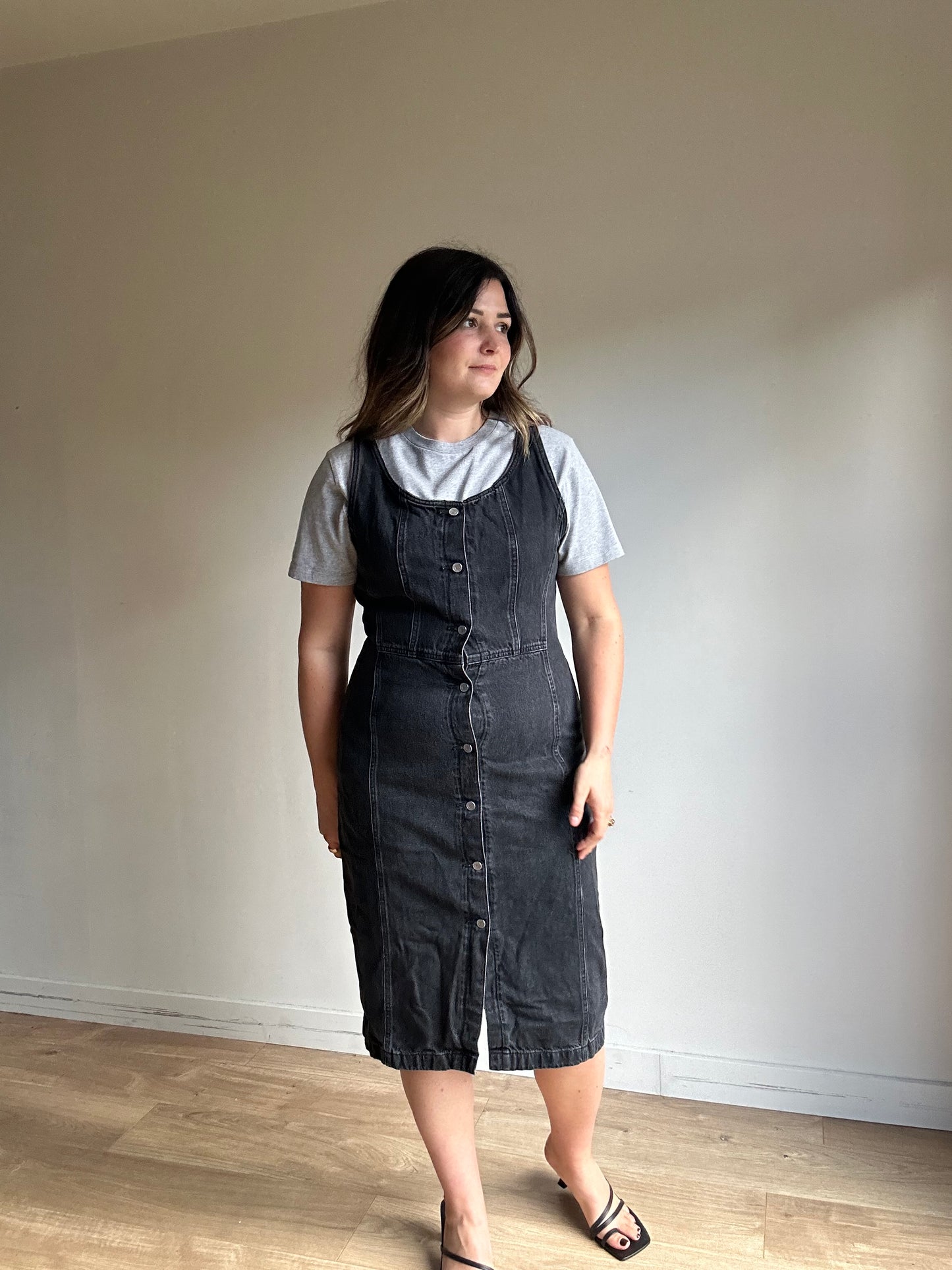 Levis Denim Button Down Dress, L