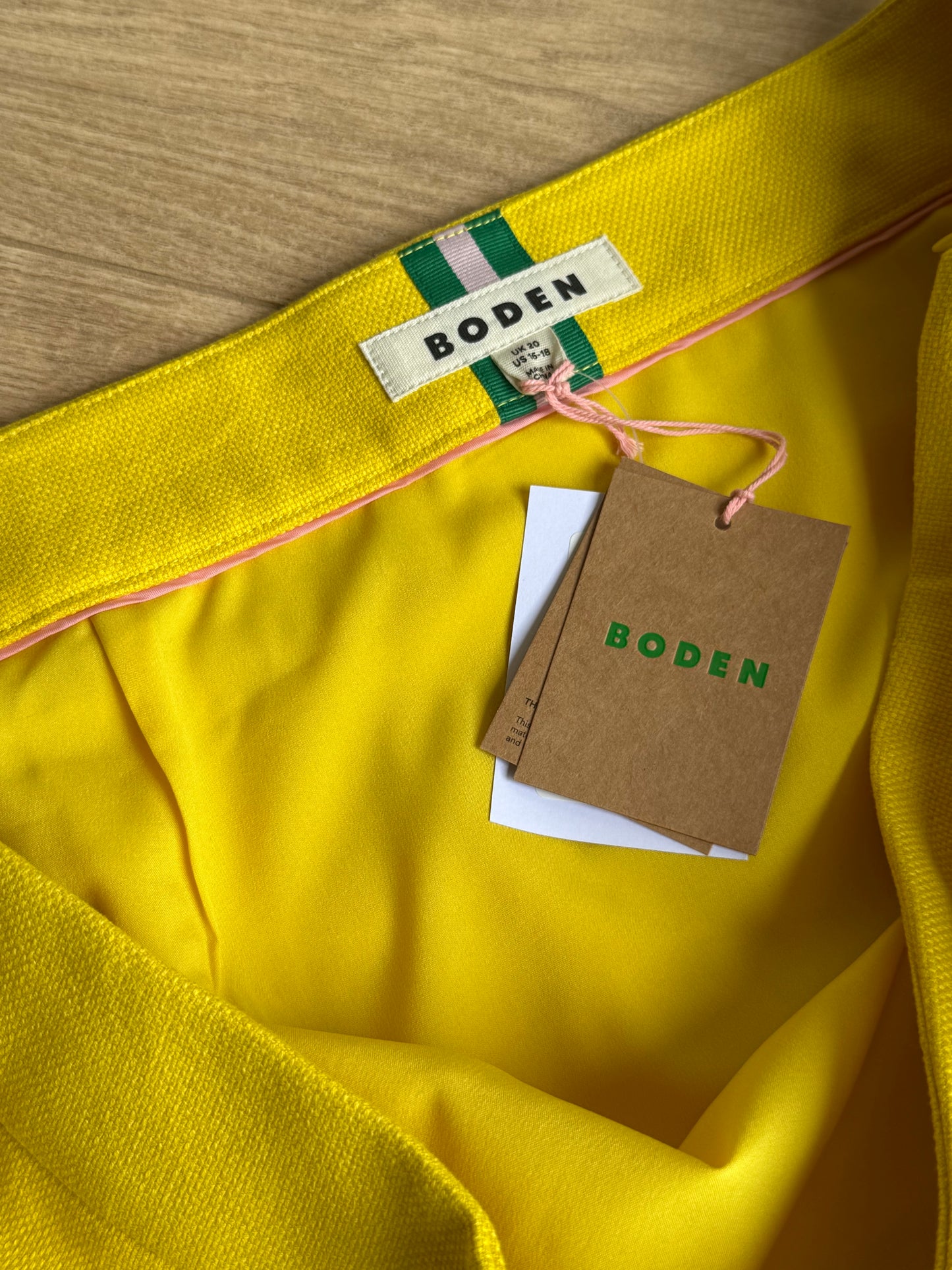 Boden NEW Aline Tailored Mini Skirt, 20