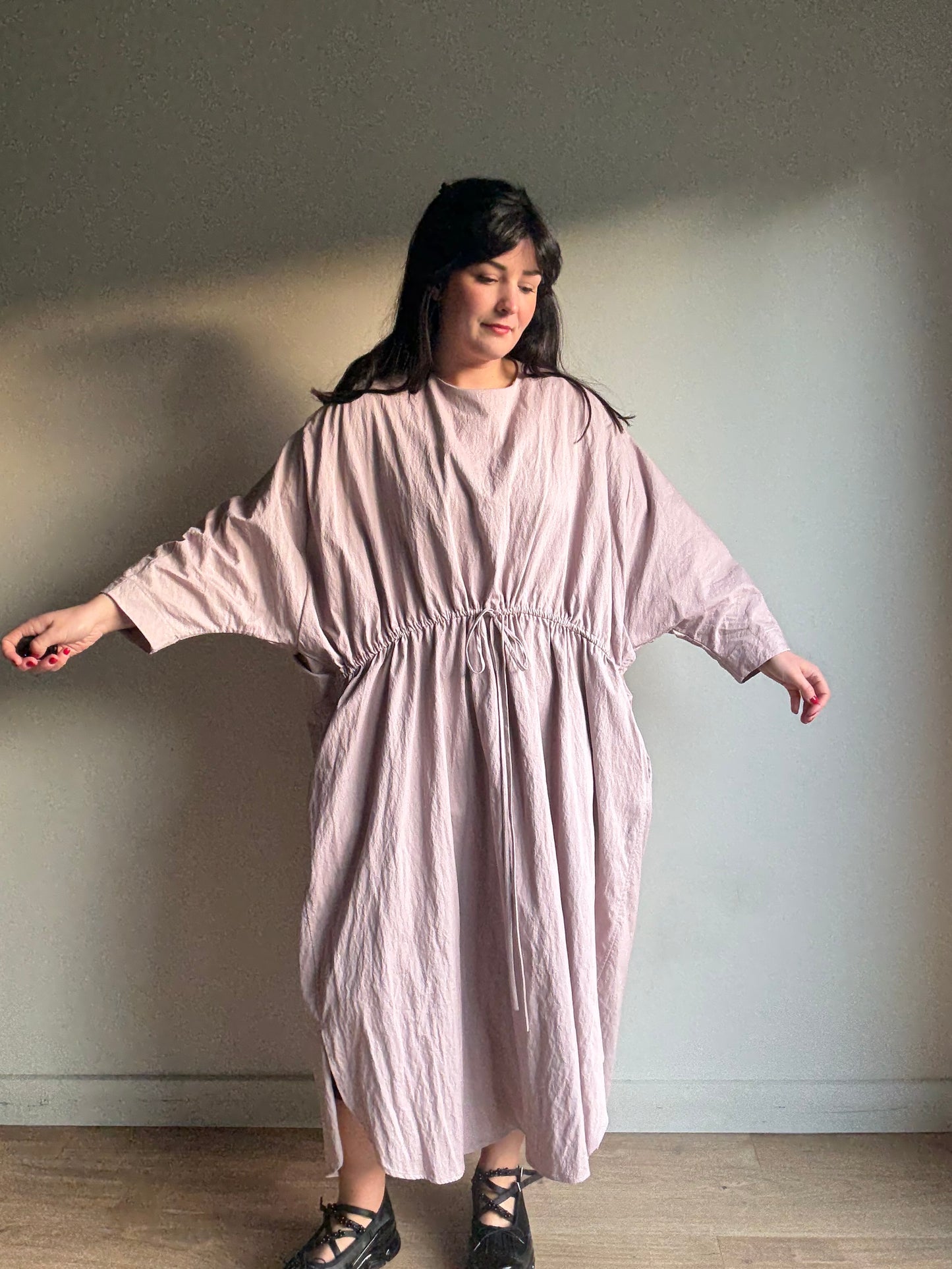 Lauren Manoogian Gather Waist Wind Dress, O/S