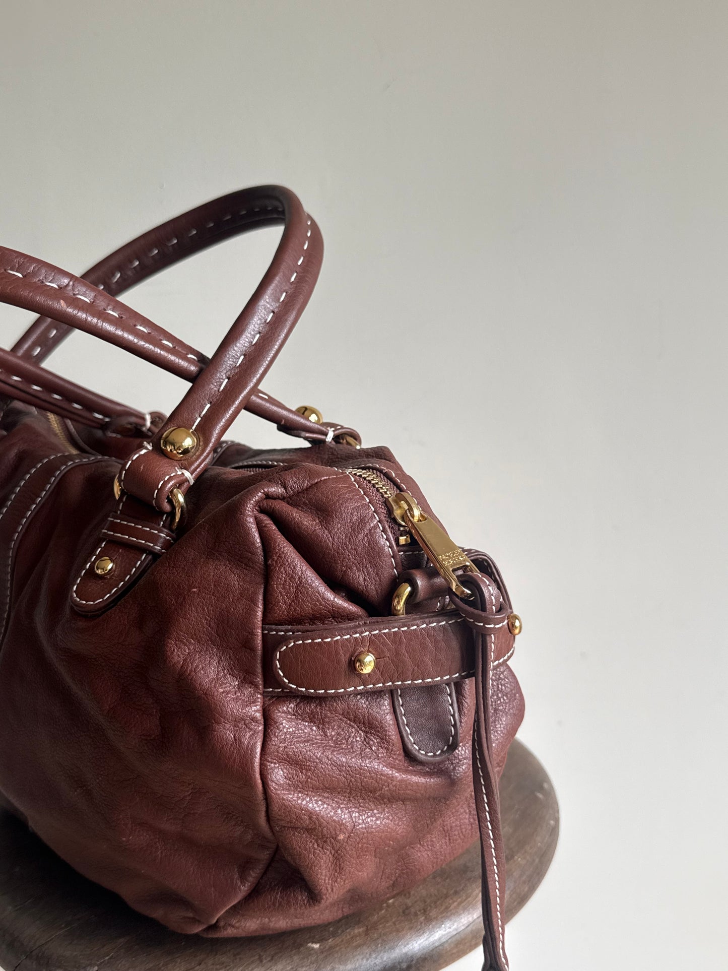 Badgley Mischka Leather Y2K Mid-size Bag, O/S