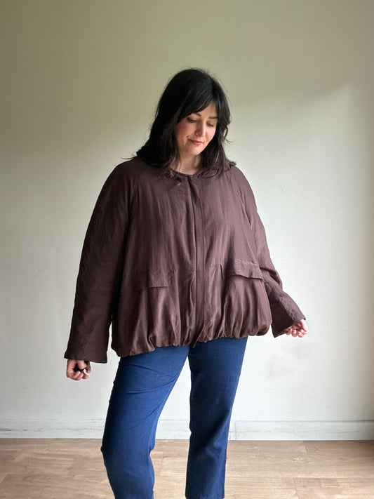 Zara NEW Padded Bomber Jacket, L