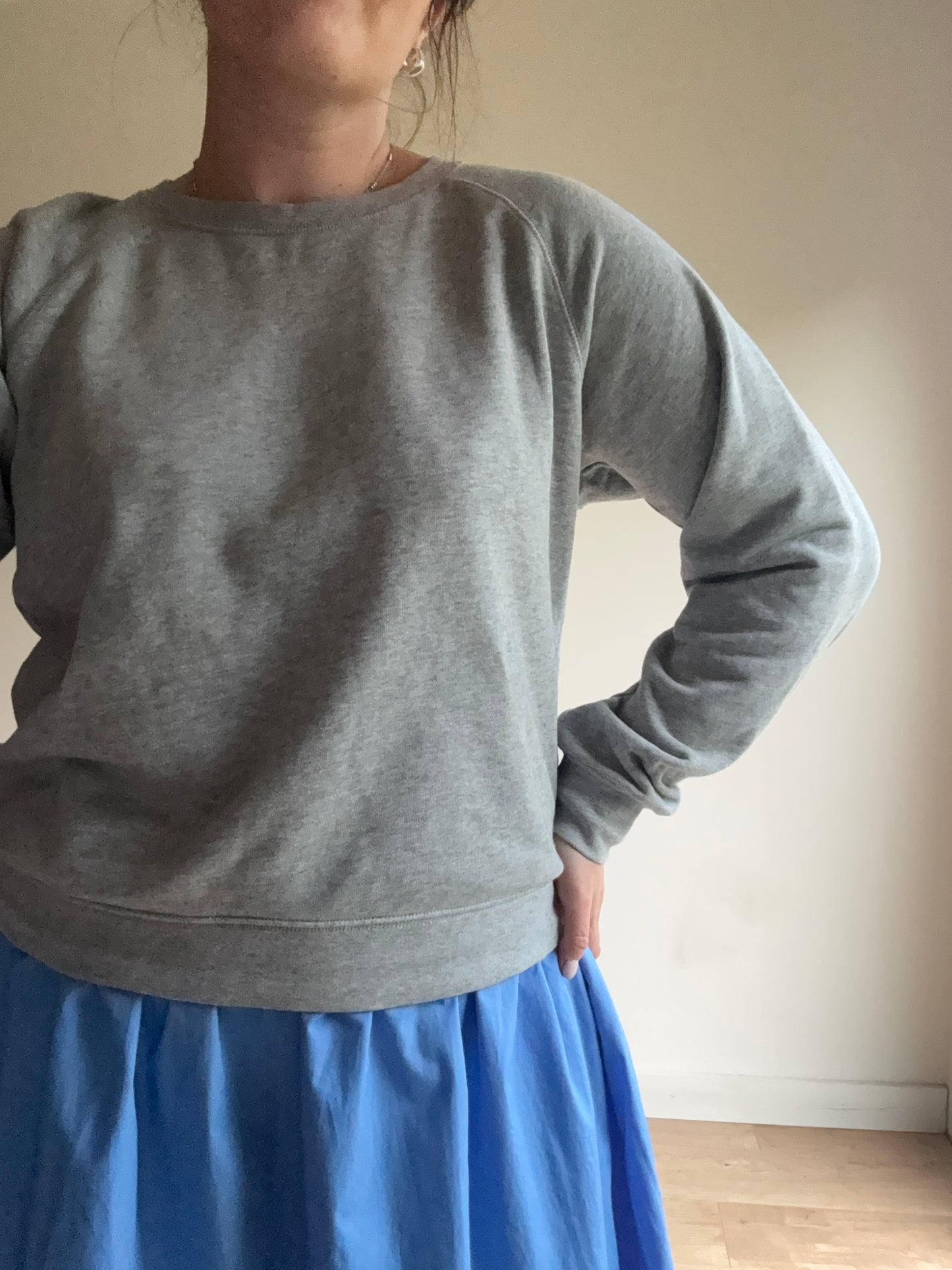 Everlane Cotton Crew Neck Sweatshirt, M