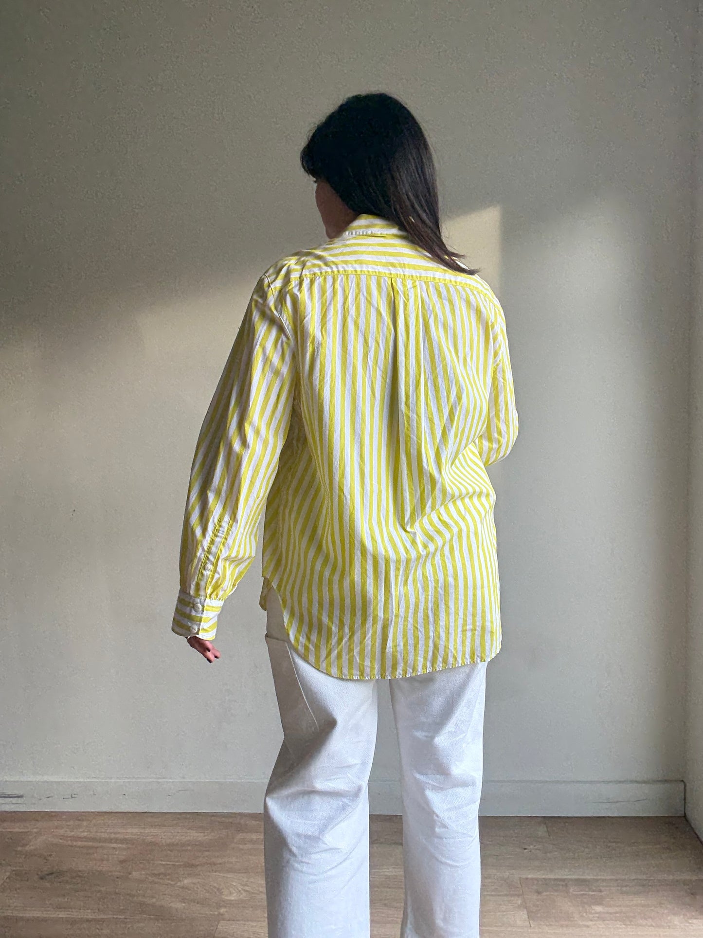 Rag & Bone Cotton Stripe Shirt, L