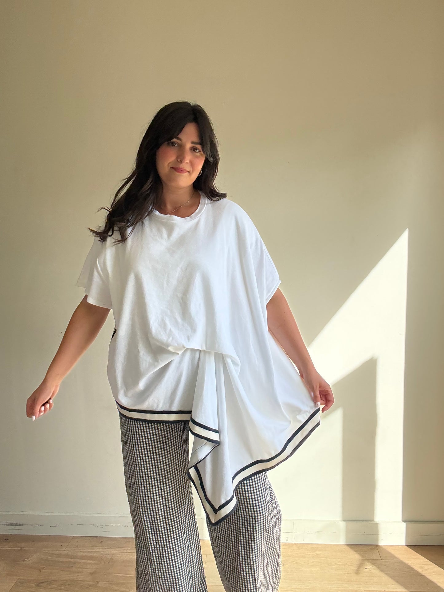 Petit Bateau Collab Soft Cotton Panel T-Shirt, L