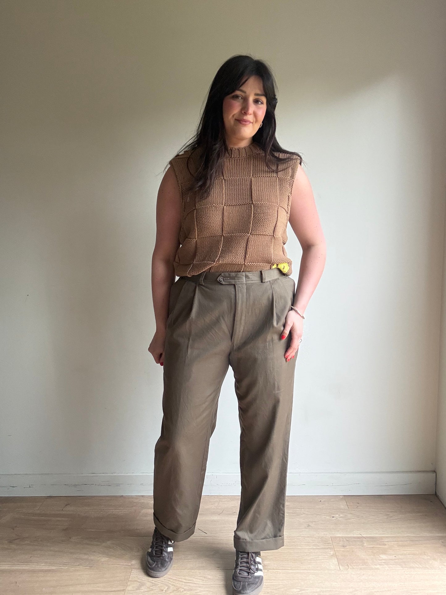 Vintage Ralph Lauren Pleat Front Tailored Trousers, 14