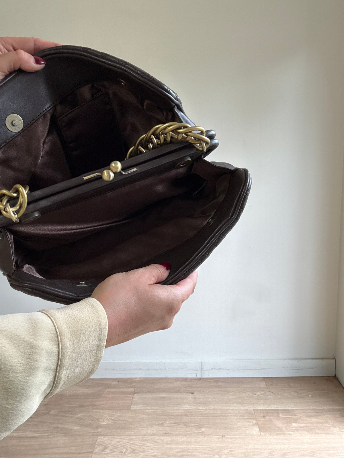 Vintage Dents Quilted Leather Bag