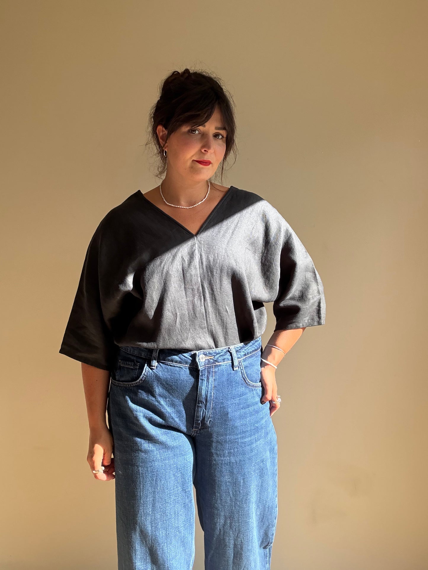 NICO Nicholson And Nicholson Linen Top, One Size
