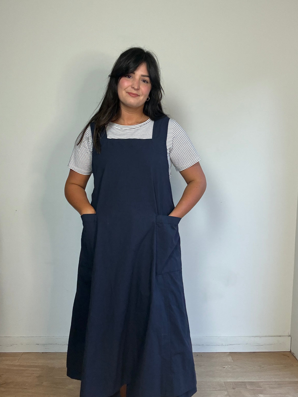 Toast Tie Sides Apron Dress, S/M