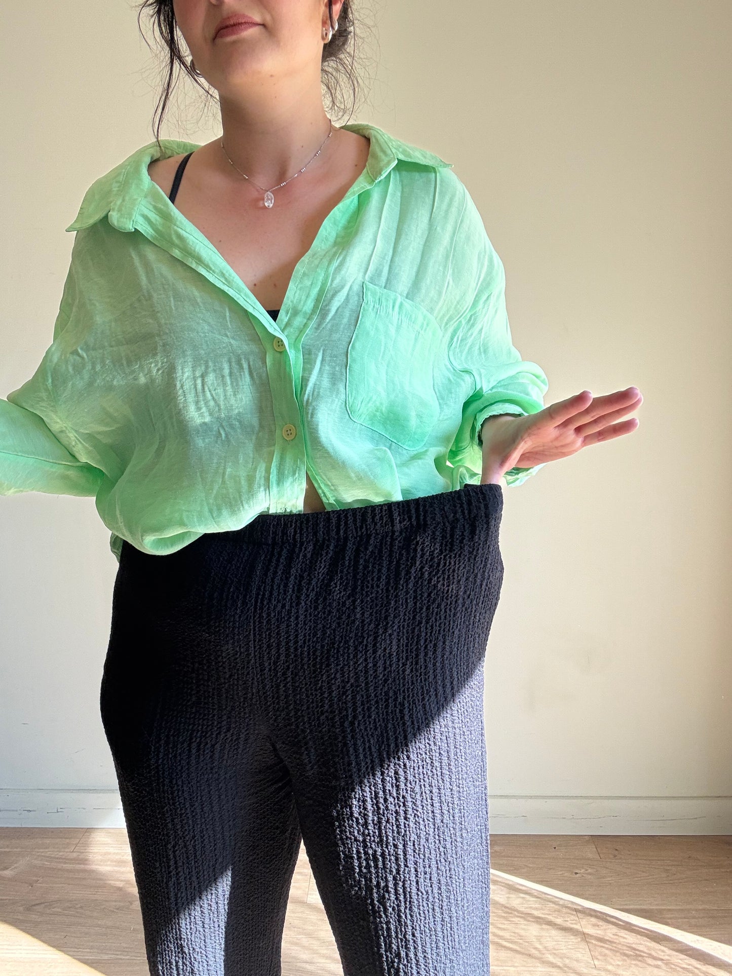 Vintage Orvis Textured Comfy Trousers, M-L