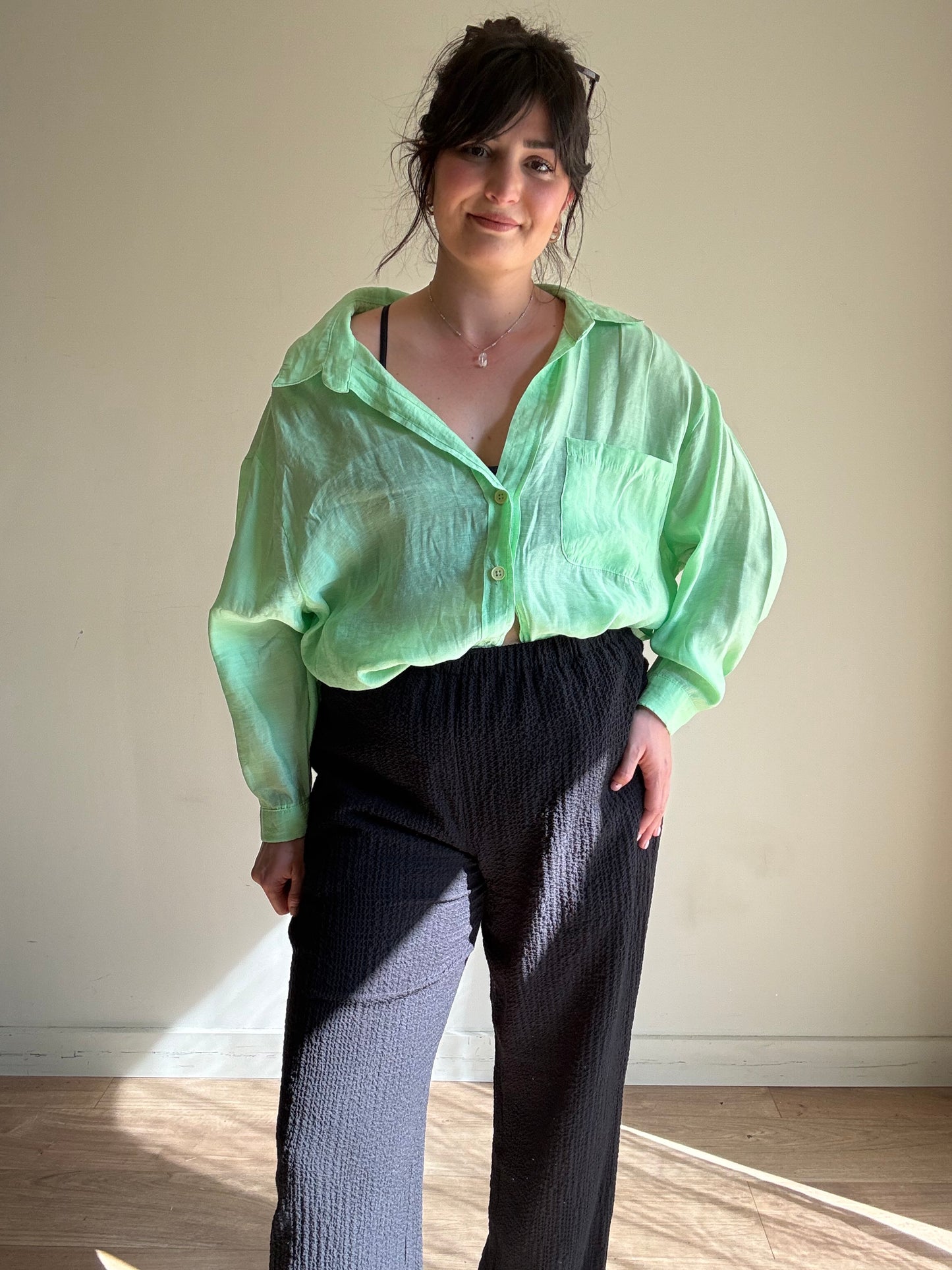 Vintage Orvis Textured Comfy Trousers, M-L