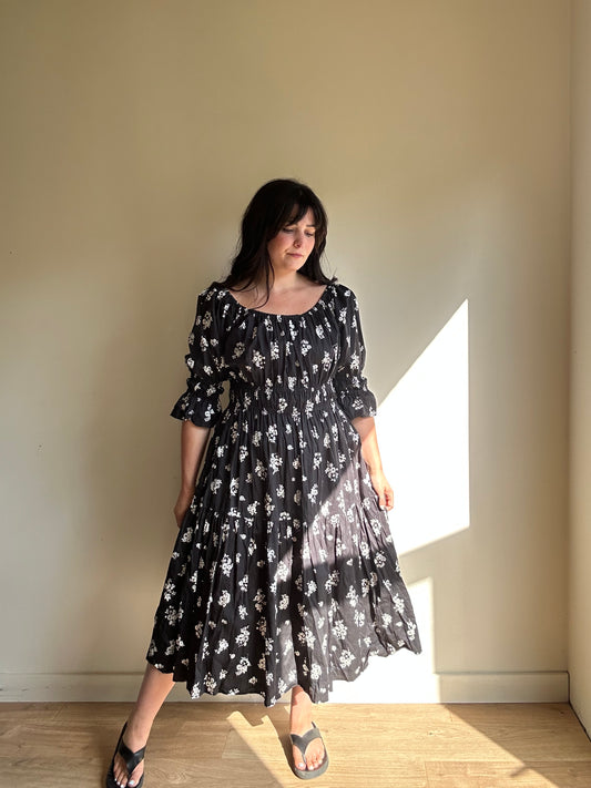 Kitri Floral Tiered Dress,  16