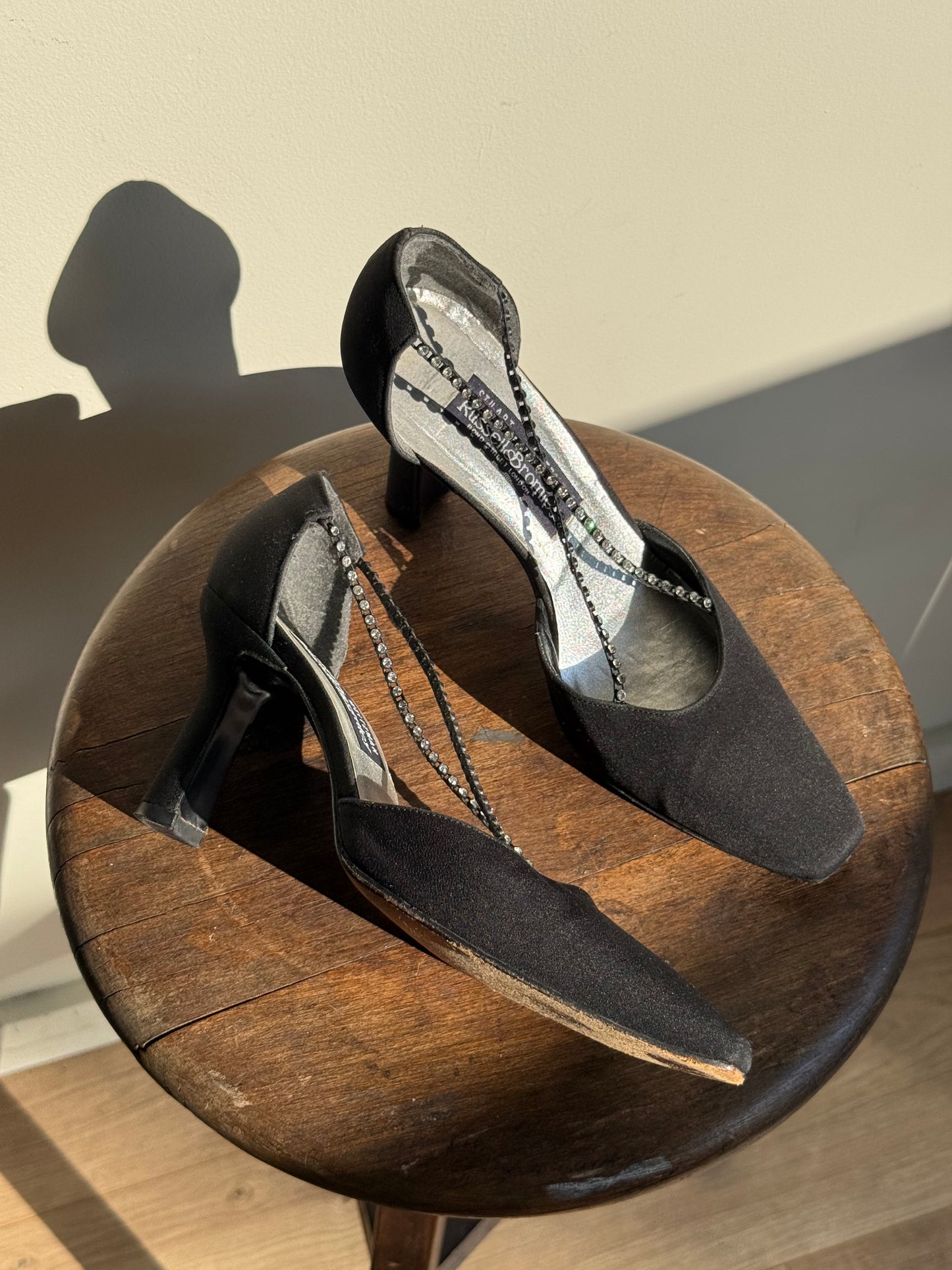 Vintage Russell & Bromley Gemstone Court Heels, 6