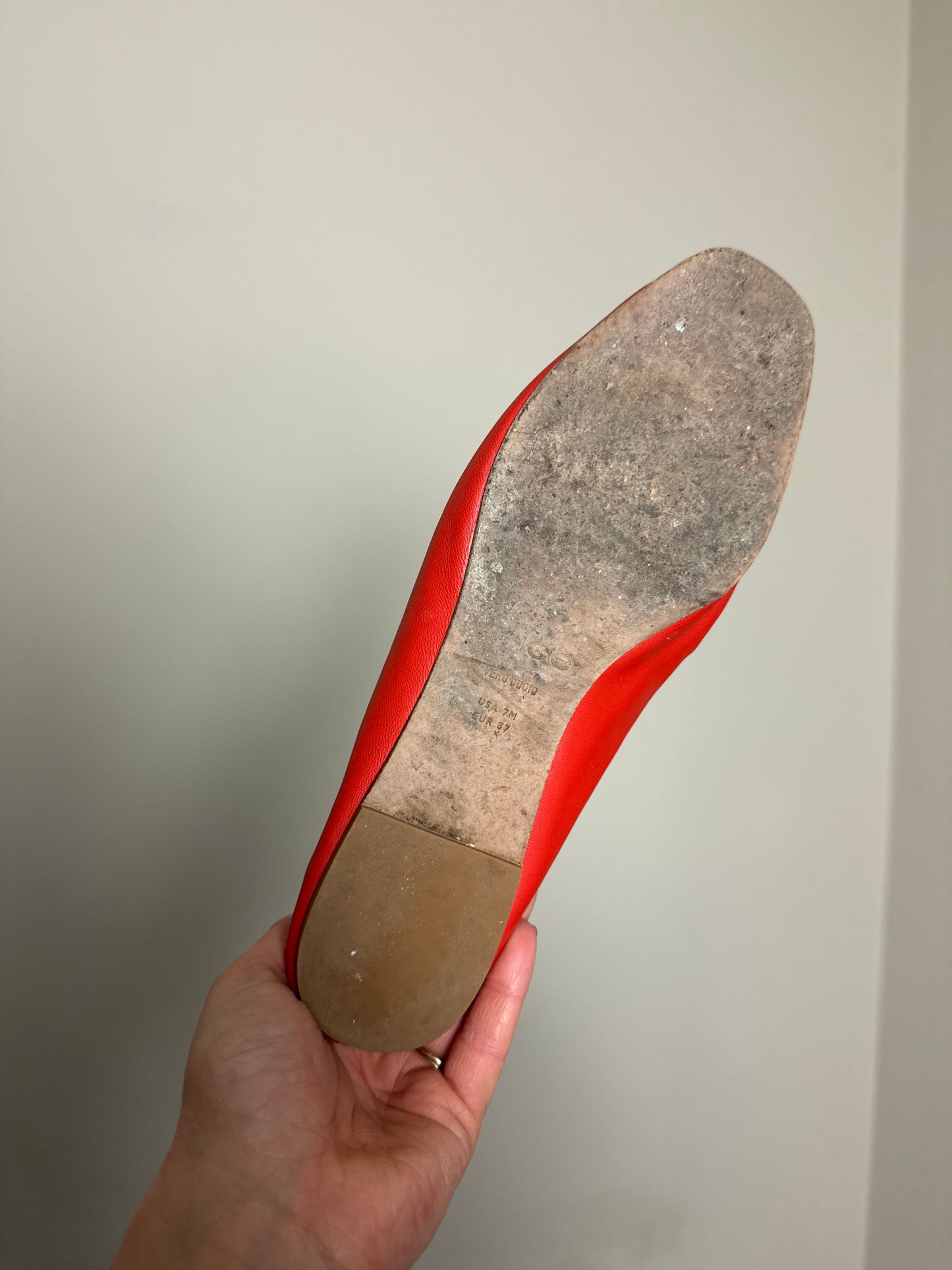 Vince Leather Kali Gathered Flats, 37