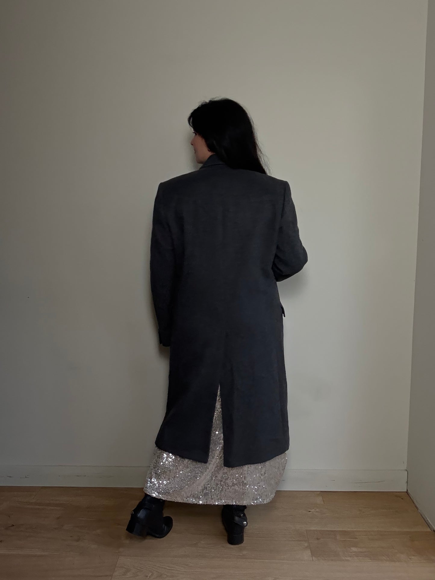 Vintage Hammersley English Wool, Silk & Cashmere Coat`, M-L