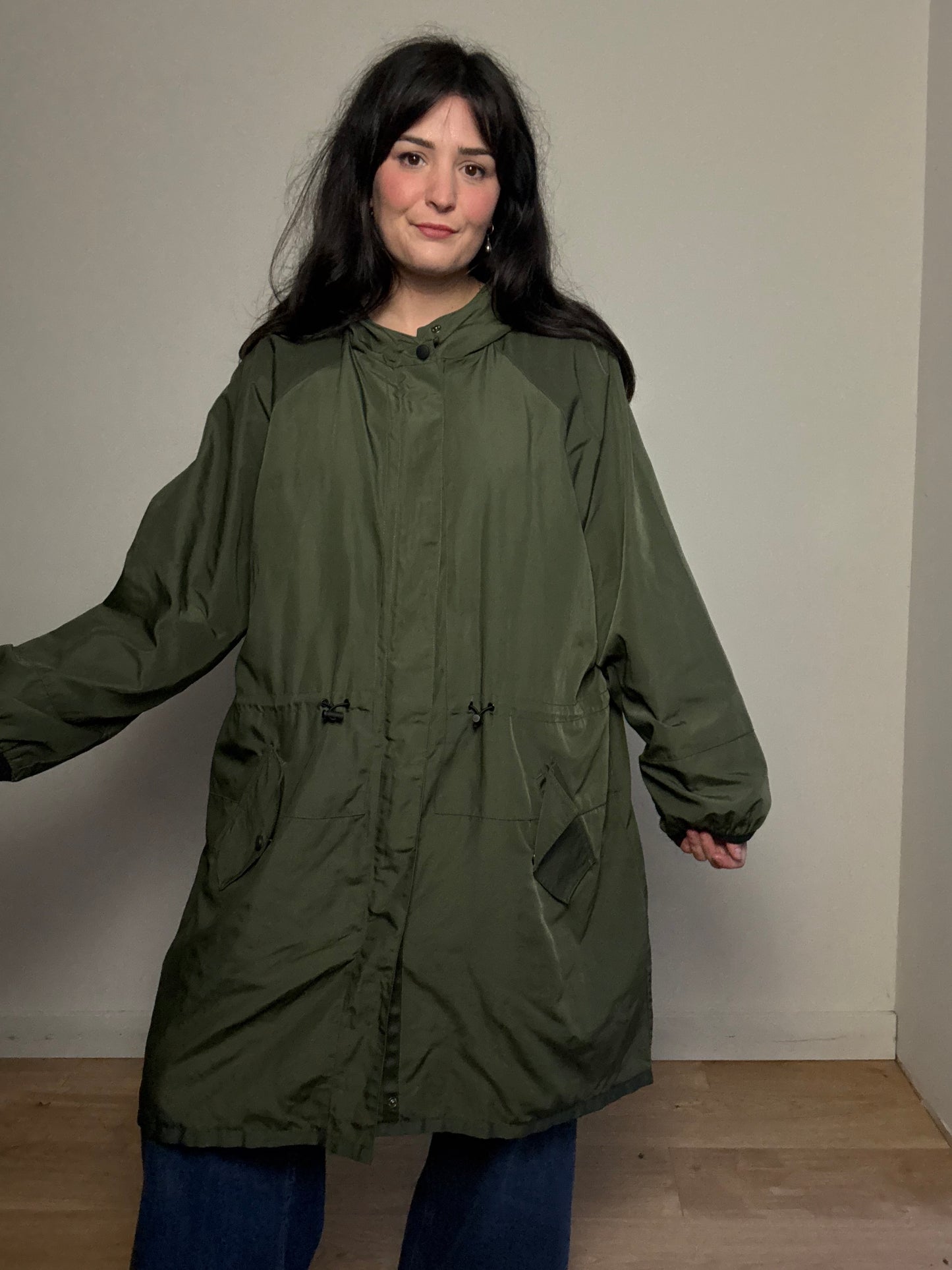 KIN Lined Hooded Parka Coat, XL