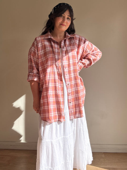 Studio Ren Check Cotton Shirt, M/L