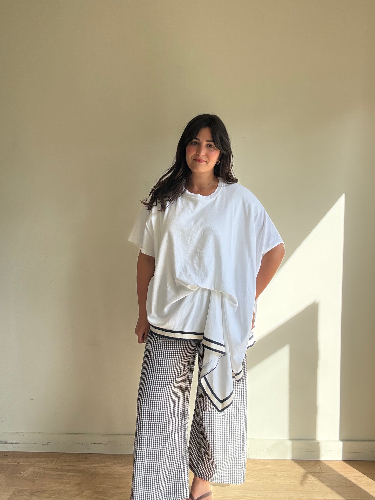 Petit Bateau Collab Soft Cotton Panel T-Shirt, L