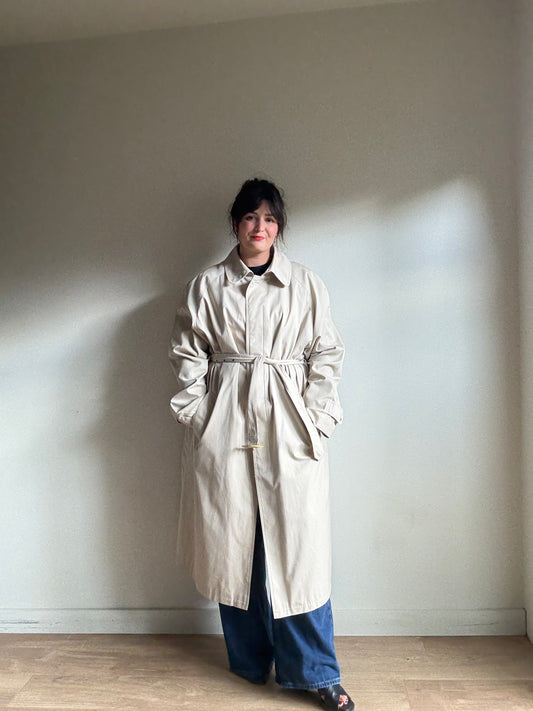 Vintage Mr Harry Trench Coat with Lining, L / XL