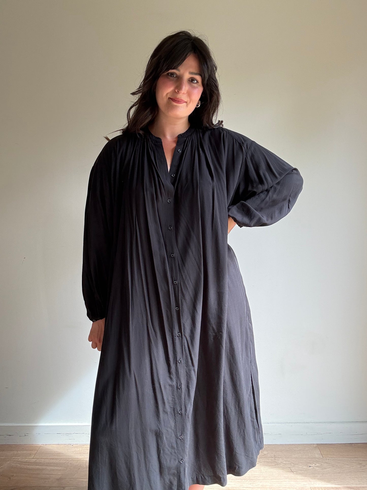 Doen Button Up Floaty Dress, M