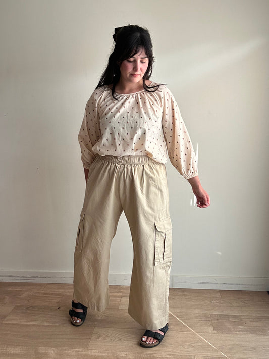 Stine Goya Organic Cotton Cargo Trousers, 42