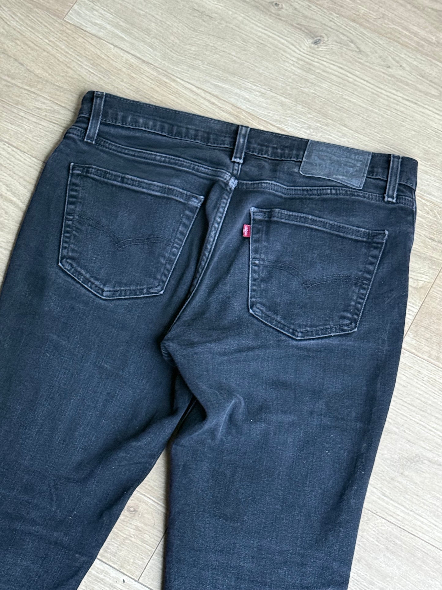 Faded Black Levi's 511 Slim Fit Jeans, W32 L32
