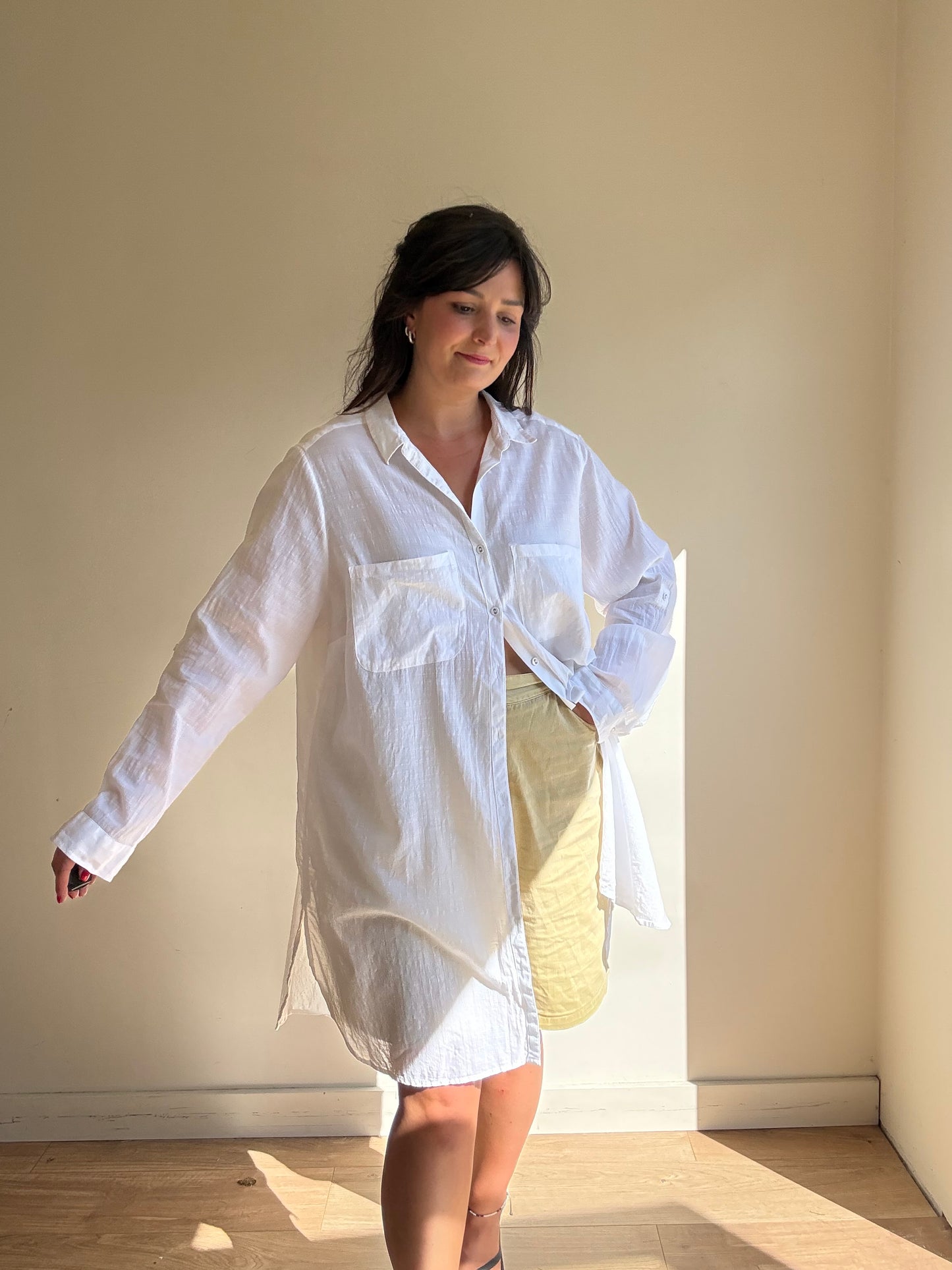 M&S Cotton Loose Shirt, 20