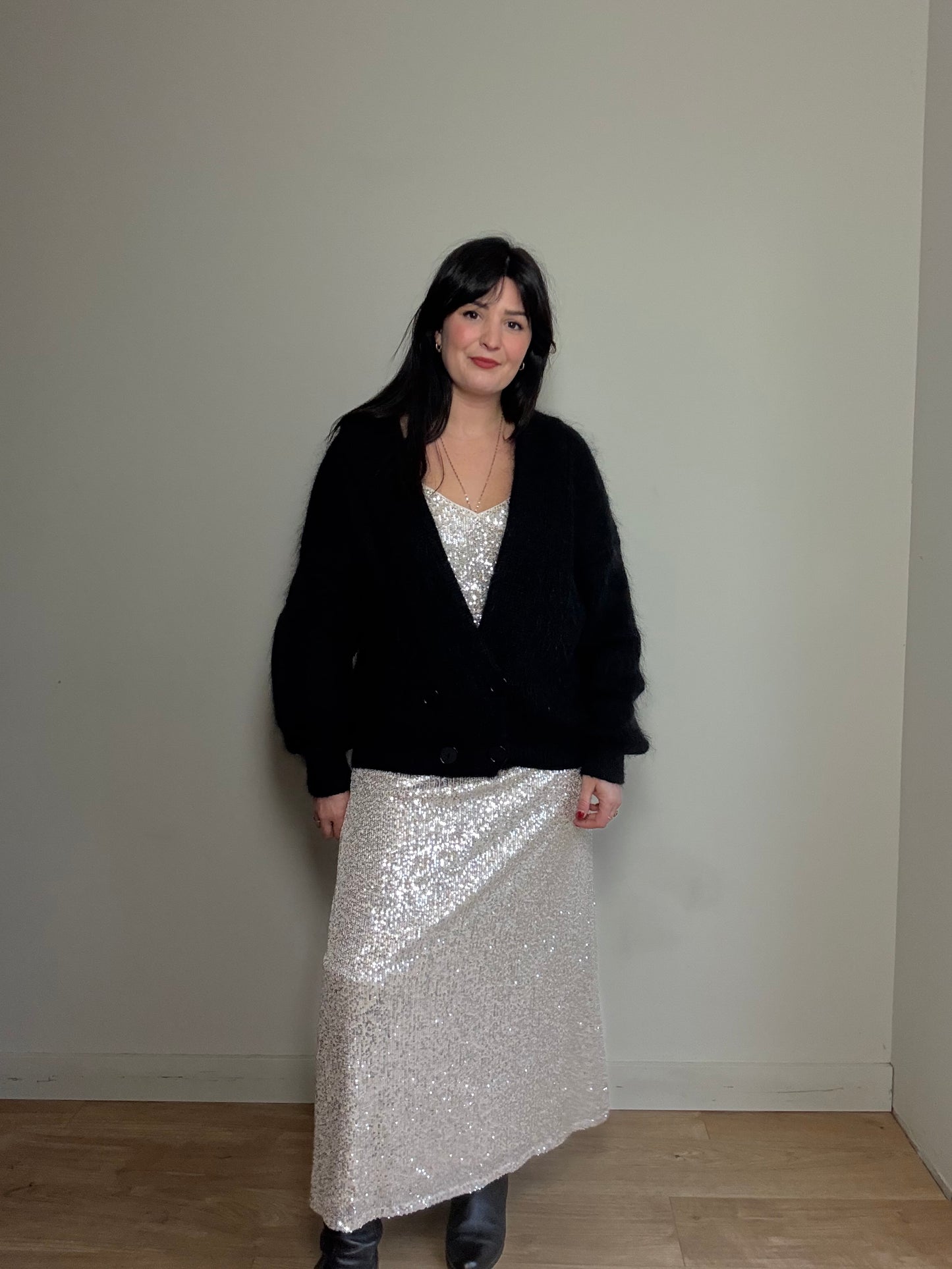 NEW Sequin Maxi Dress, 14