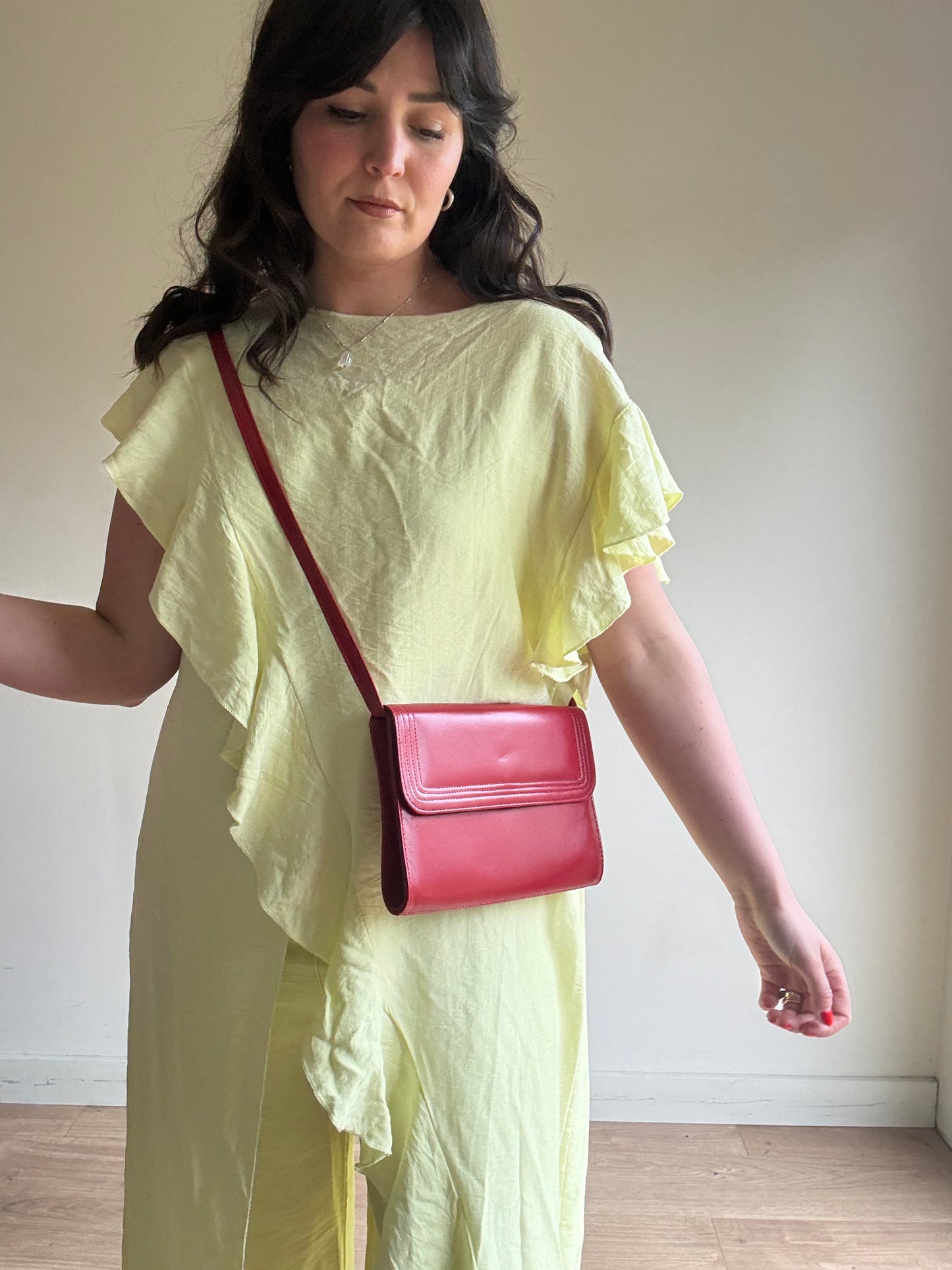 Vintage Van-Dal Leather Cross Body Bag