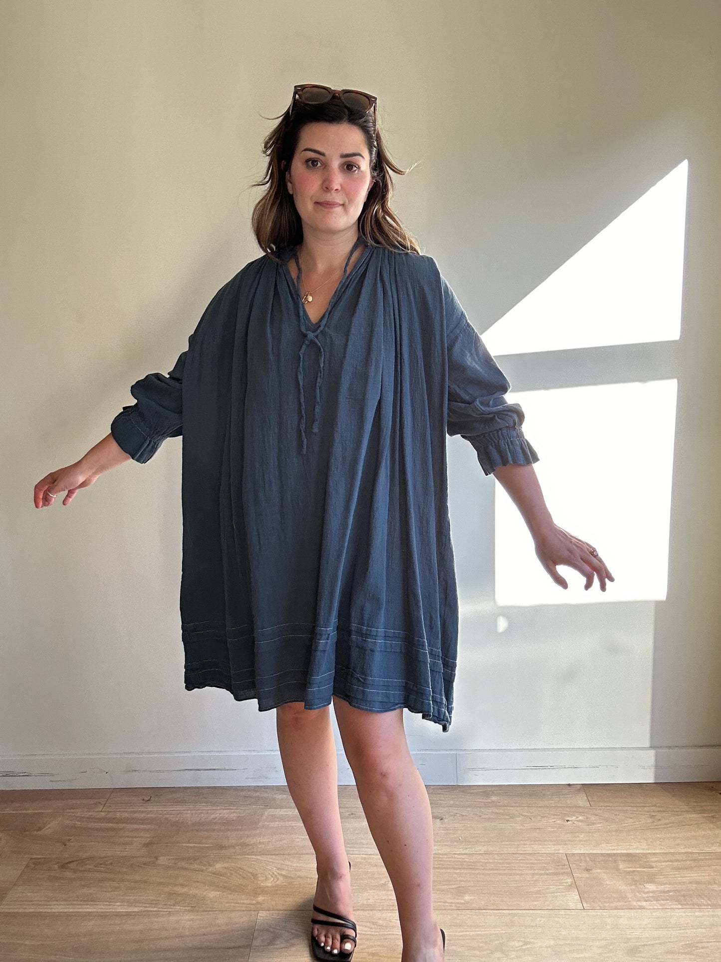 REN London Linen Dress - Size 1