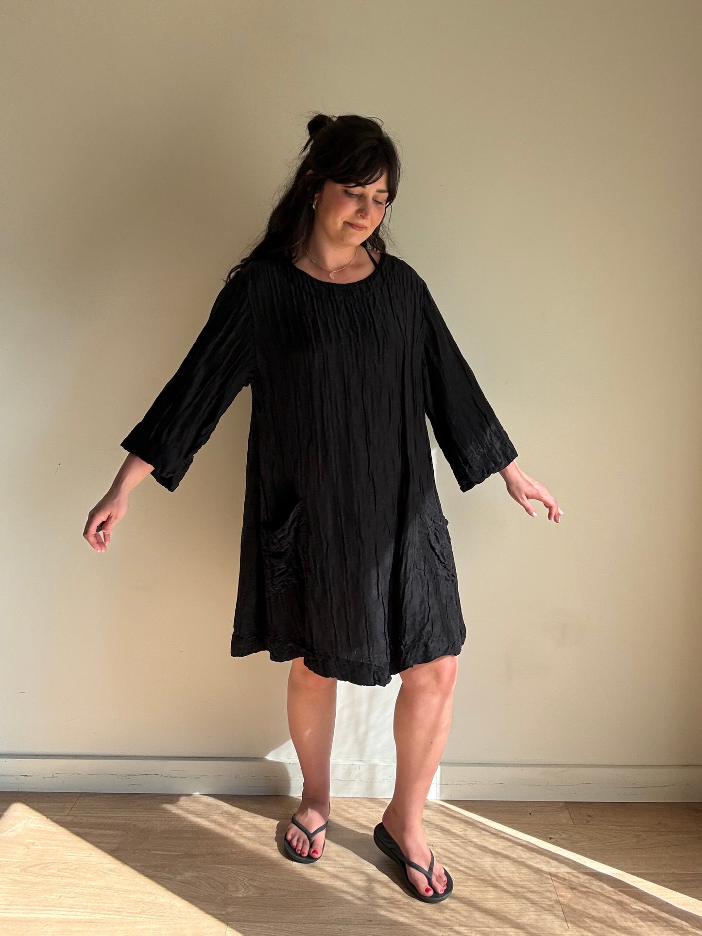 Grizas Textured Pocket Tunic, M-L