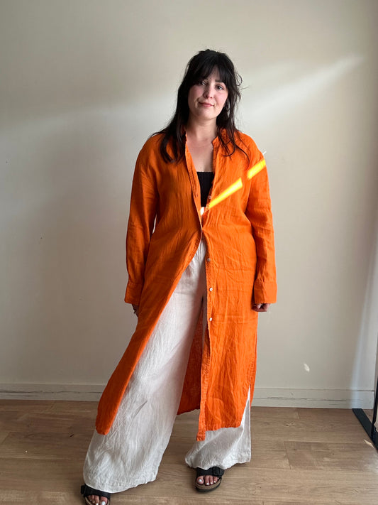 Zara Linen Dress - Size M