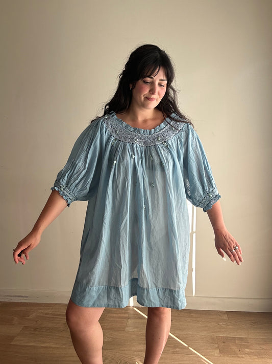 Free People NEW Romantic Mini Dress, L