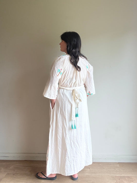 Orlinn Paris Embroidered Sun Dress, M-L