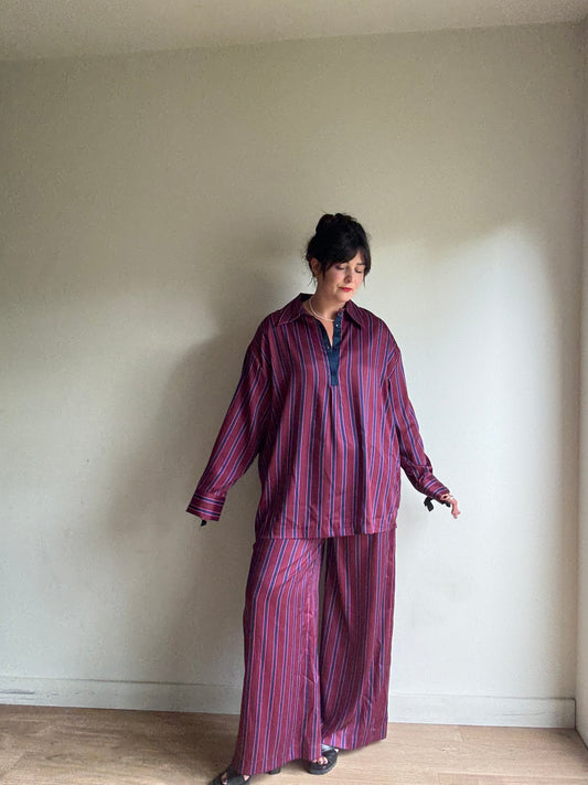 NEW Roksanda X George Satin Stripe Co-Ord, XL