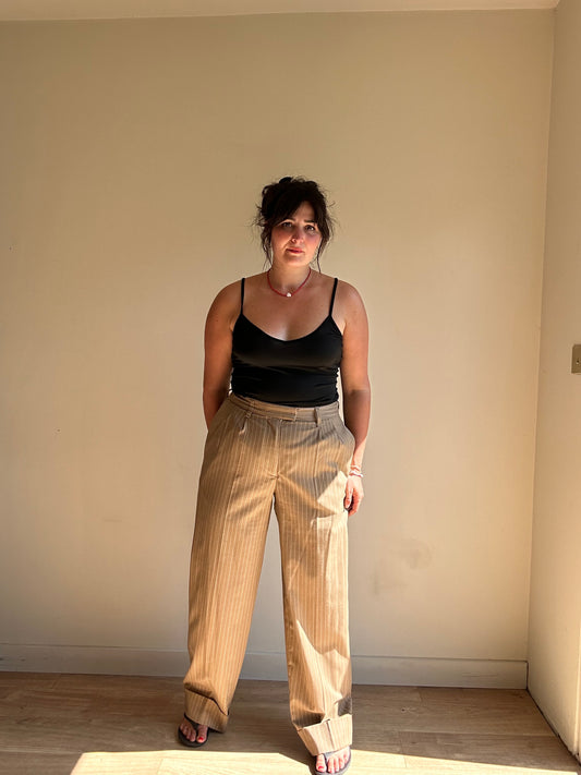 Rag & Bone NY NEW Pinstripe Marianne Trousers, 14