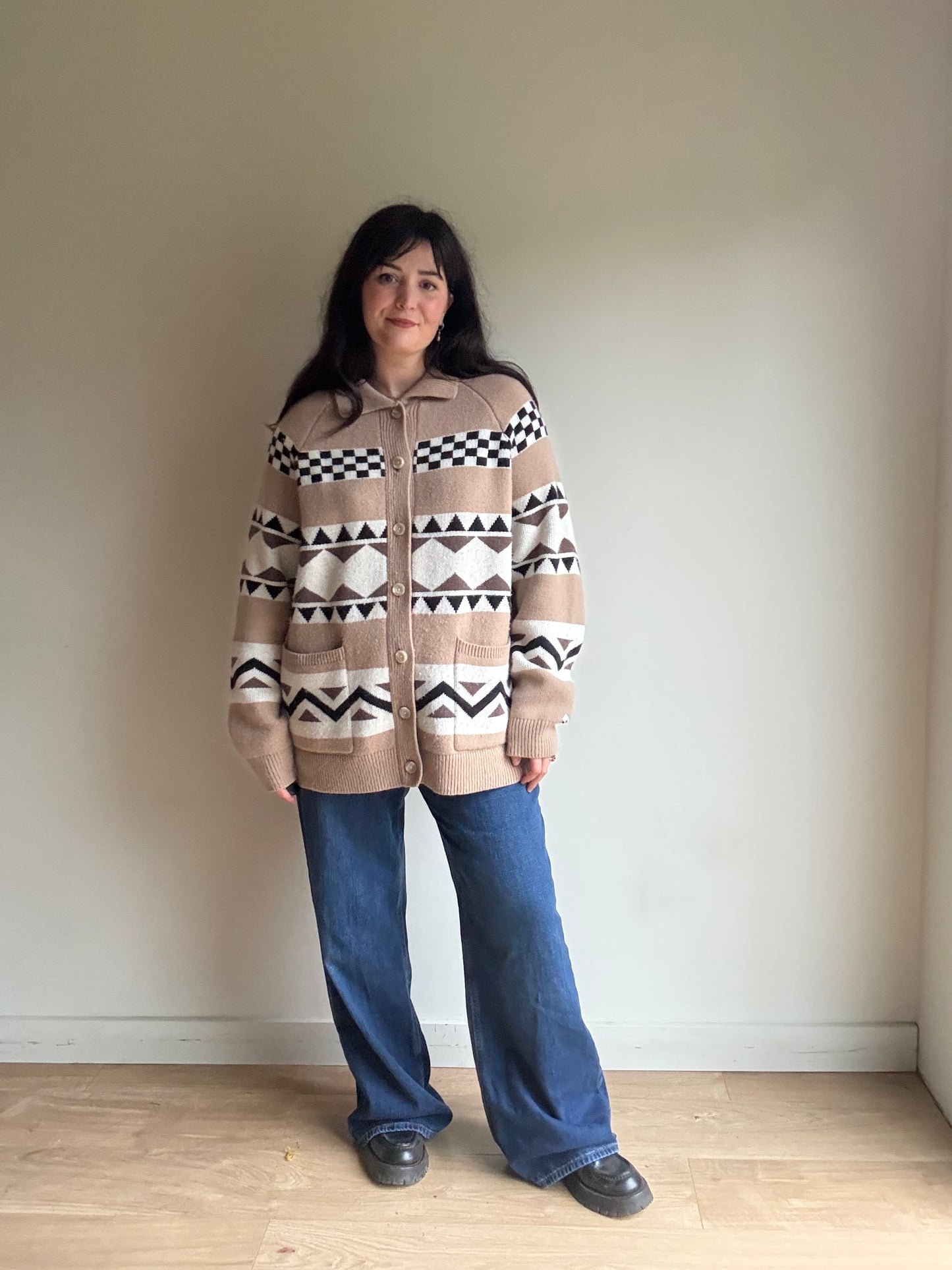 Levi’s Wool Patterned Cardigan, L