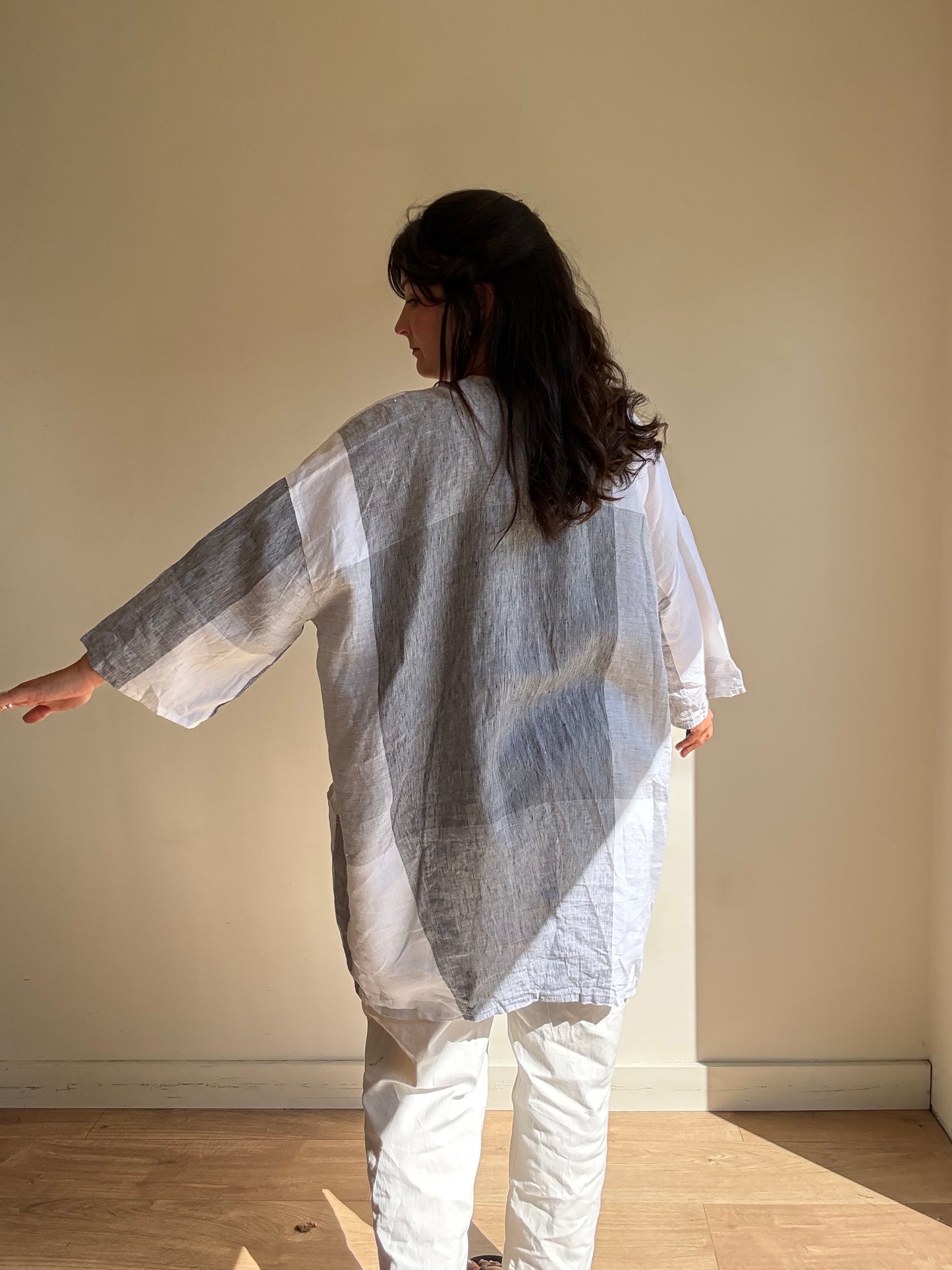 Oska Wrap Tunic Blouse, XL-XXL