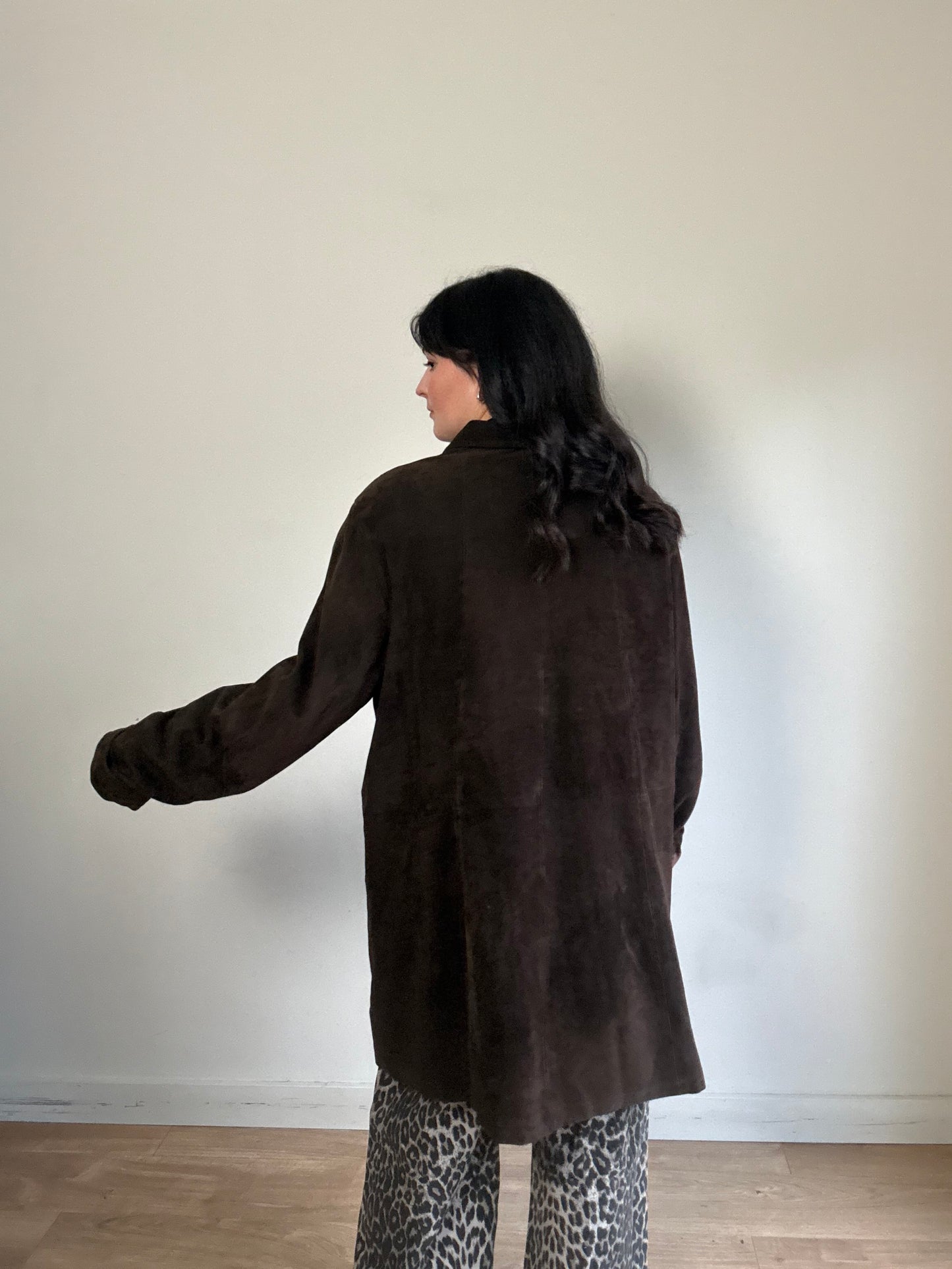 Vintage Genuine Suede Jacket, XL