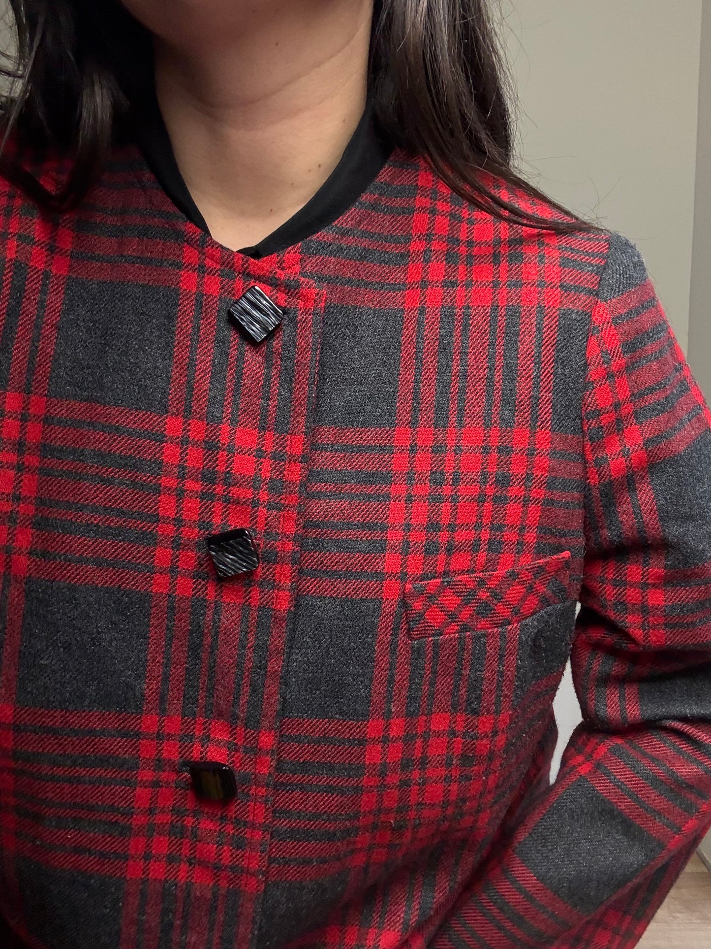 Vintage 80's Tartan Jacket, XL-XXL