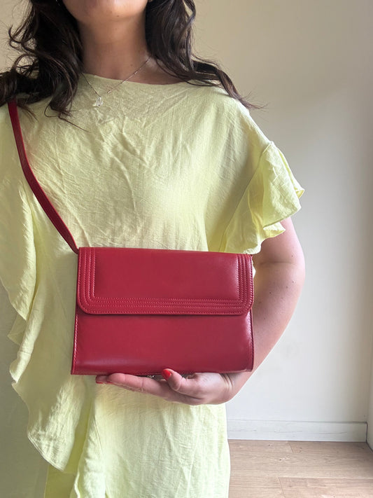 Vintage Van-Dal Leather Cross Body Bag