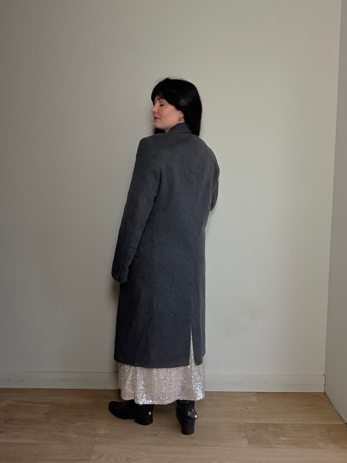 Vintage Hammersley English Wool, Silk & Cashmere Coat`, M-L