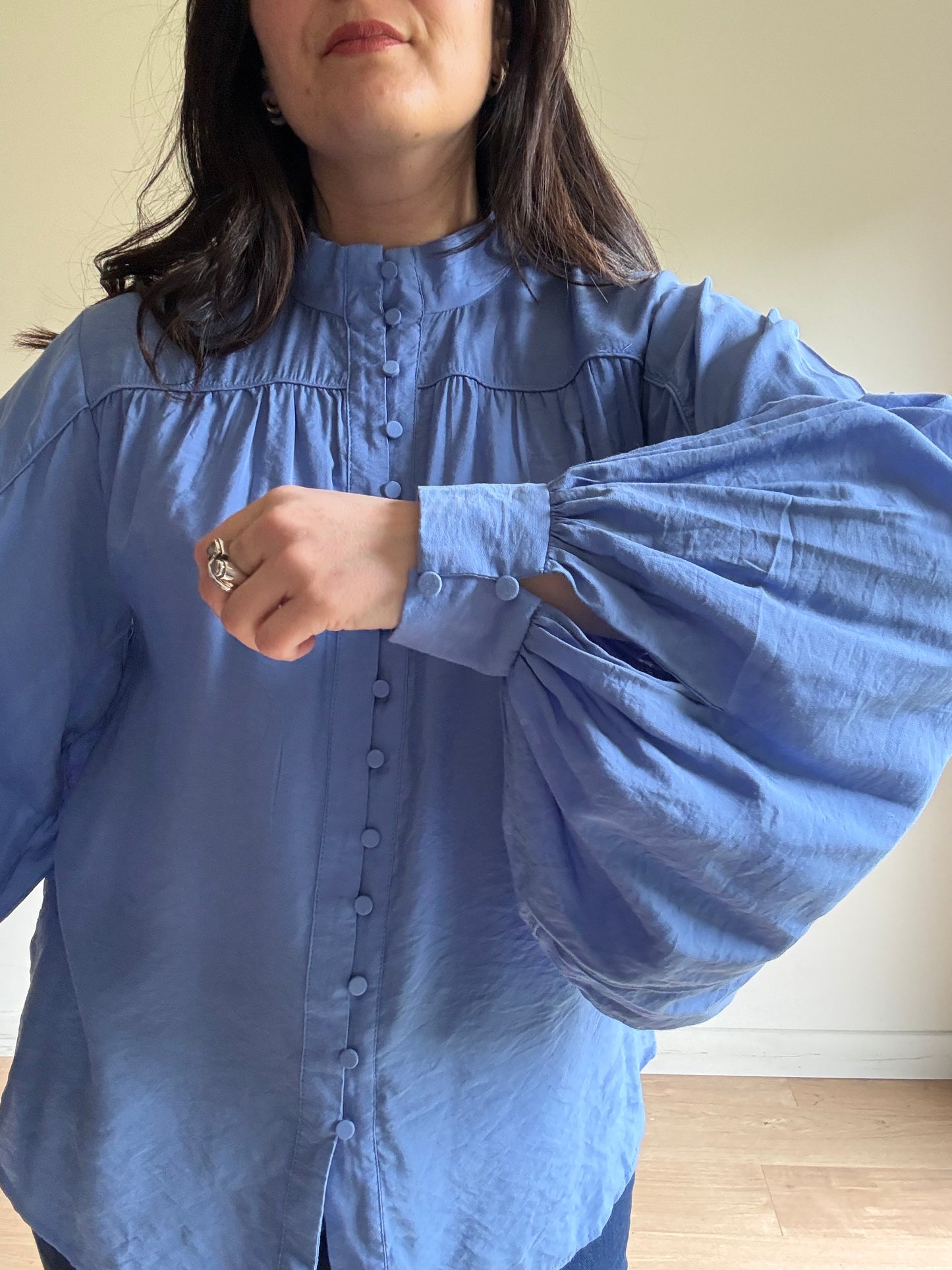 Bruuns Bazaar Floaty Button Up Blouse, 40