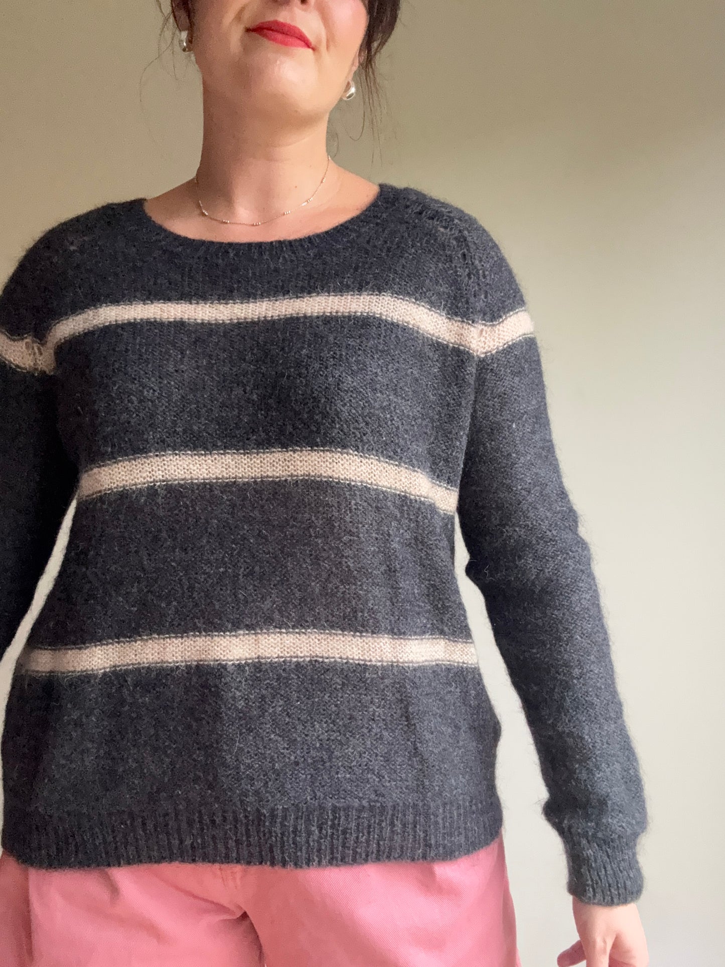 Bellerose Mohair Stripe Jumper, M