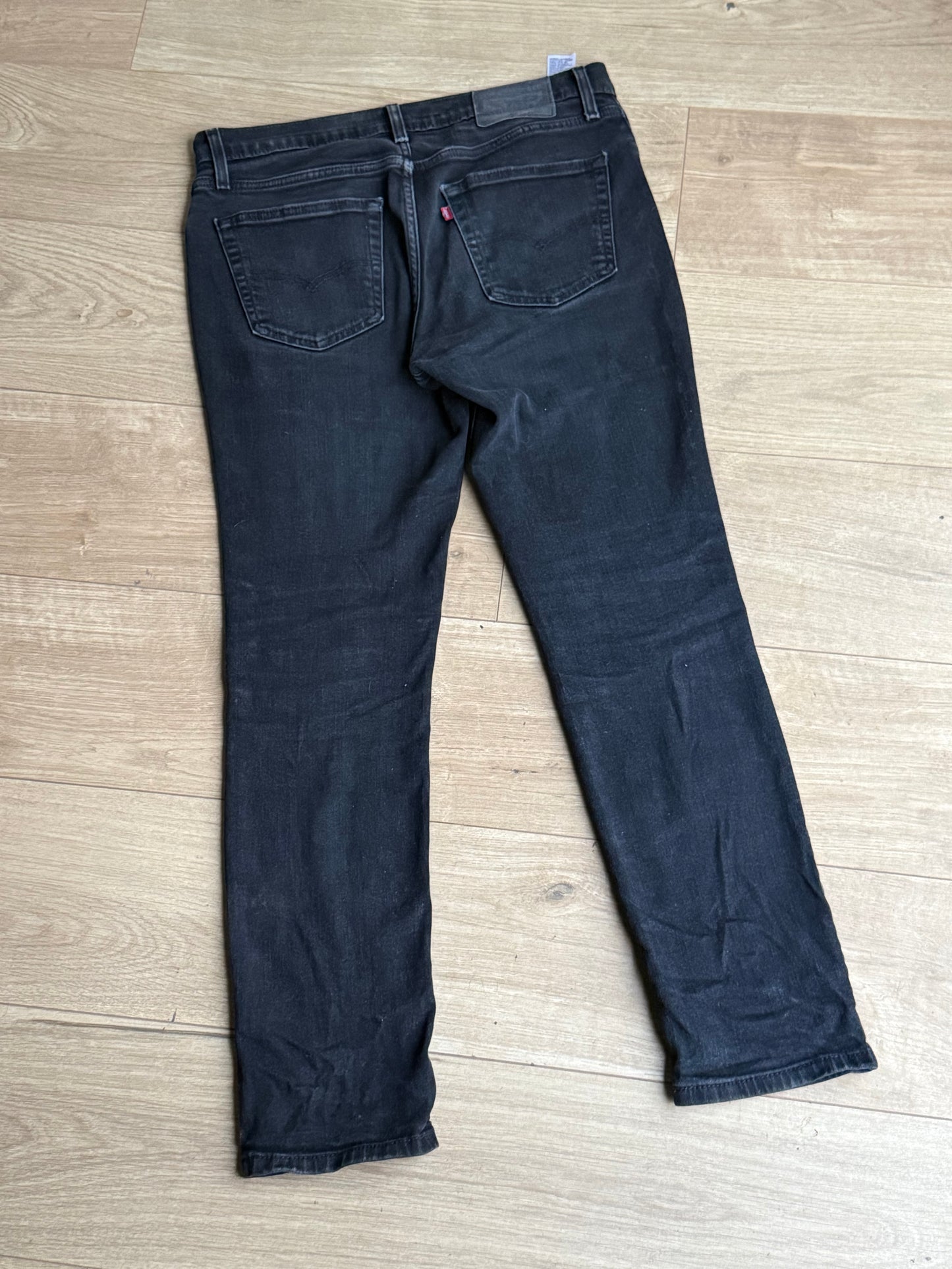 Faded Black Levi's 511 Slim Fit Jeans, W32 L32
